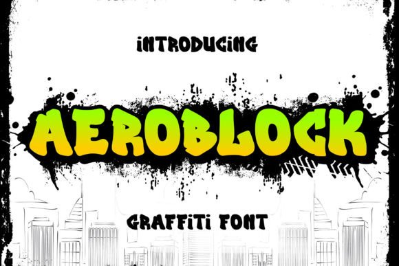 Aeroblock Font for Bold Urban Branding