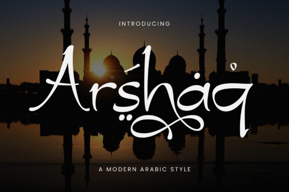 Arshaq Arabic Font for Elegant Product Design