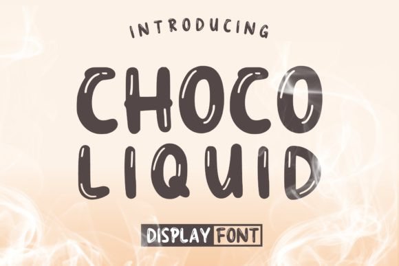 Choco Liquid Font for Editorial Design and Publishing