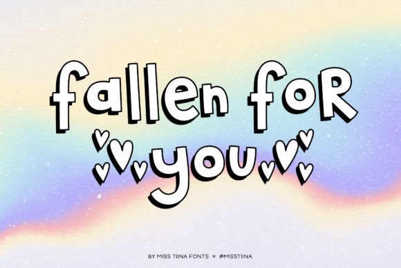 Fallen for You Display Font for Sweet, Memorable Branding