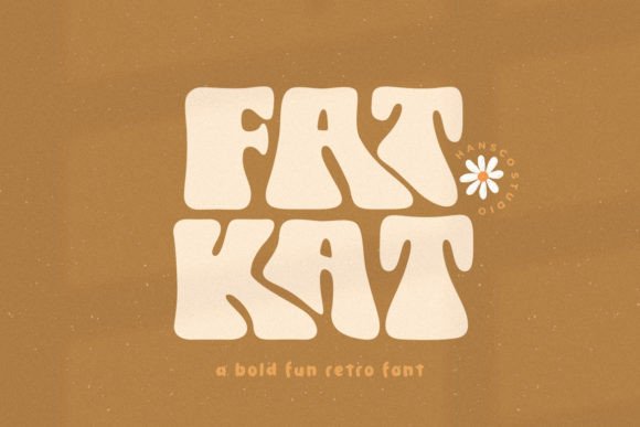 Fat Kat Display Font for Bold Handmade Branding