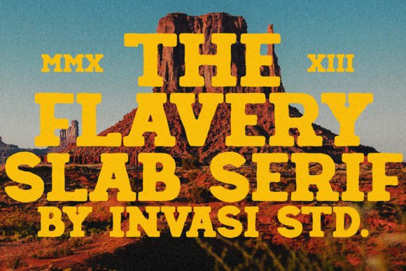 Flavery Font Review: A Vintage Slab Serif for Editorial Impact