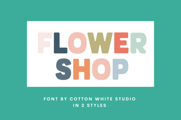 Flower Shop Font for Elegant, Modern Branding