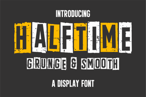 Halftime: A Bold Display Font for Modern Web Headlines