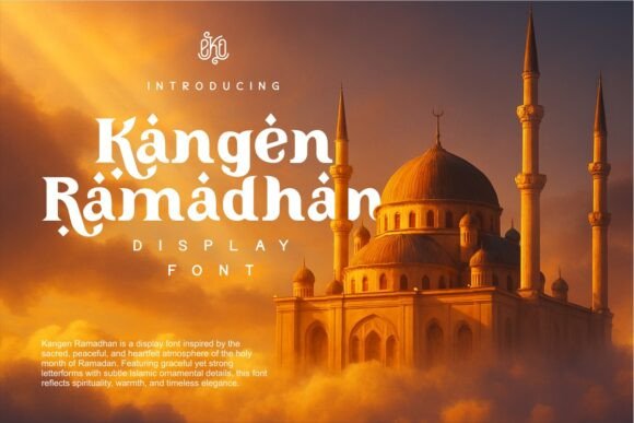 Kangen Ramadhan: An Elegant Arabic Serif Font for Thoughtful Editorial Design