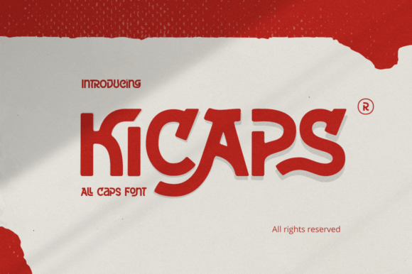Kicaps: A Bold All-Caps Display Font for Modern Web Design