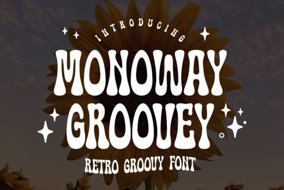 Monoway Groovey: A 70s-Inspired Display Font for Editorial Charm
