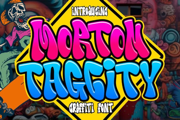 Morton Taggity: A Bold Graffiti Font for Standout Branding