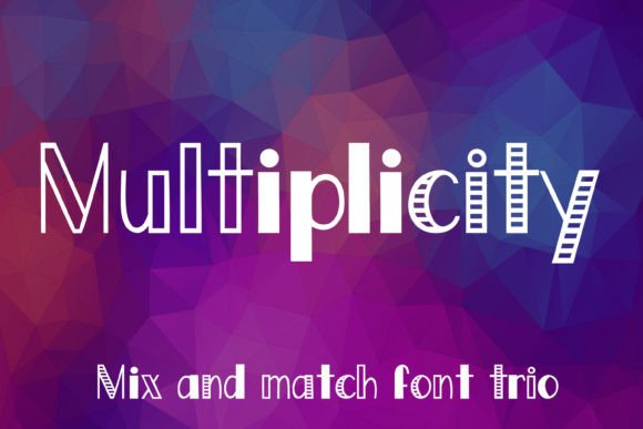 Multiplicity: A Versatile Display Font for Your Craft Projects
