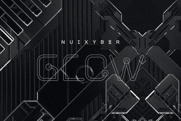 Nuixyber Glow: A Futuristic Display Font for Editorial Impact