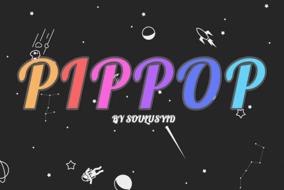 Pippop: A Bold Display Font for Standout Headings and Titles
