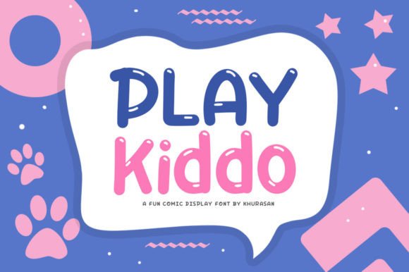 Playkiddo: A Modern Display Font for Marketing Communications