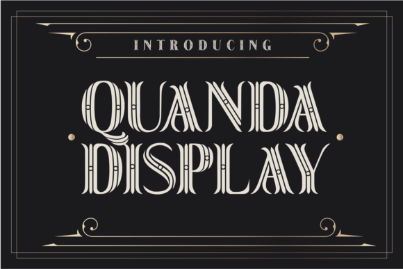 Quanda Display: A Circus-Style Display Font for Playful Branding