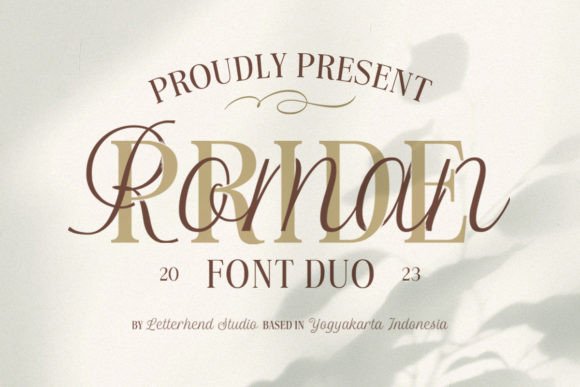 Roman Pride Duo: A Display Font Duo for Elegant Branding
