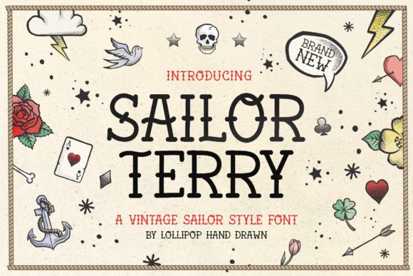 Sailor Terry Font for Bold, Memorable Campaign Visuals