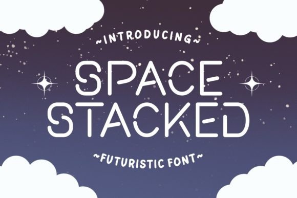 Space Stacked: A Futuristic Display Font for Modern Editorial Design