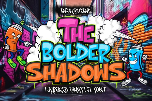 The Bolder Shadow: An Urban Display Font for Editorial Edge