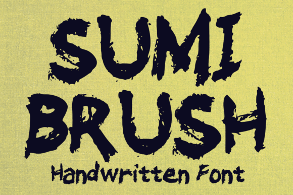 The Sumi Brush Font for Unique Handmade Projects