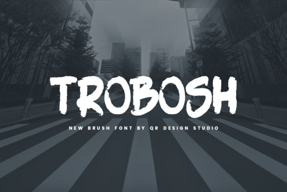 Trobosh: A Bold, Authentic Brush Display Font