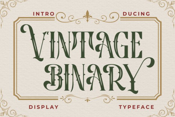 Using Vintage Binary: A Display Typeface for Campaign Storytelling